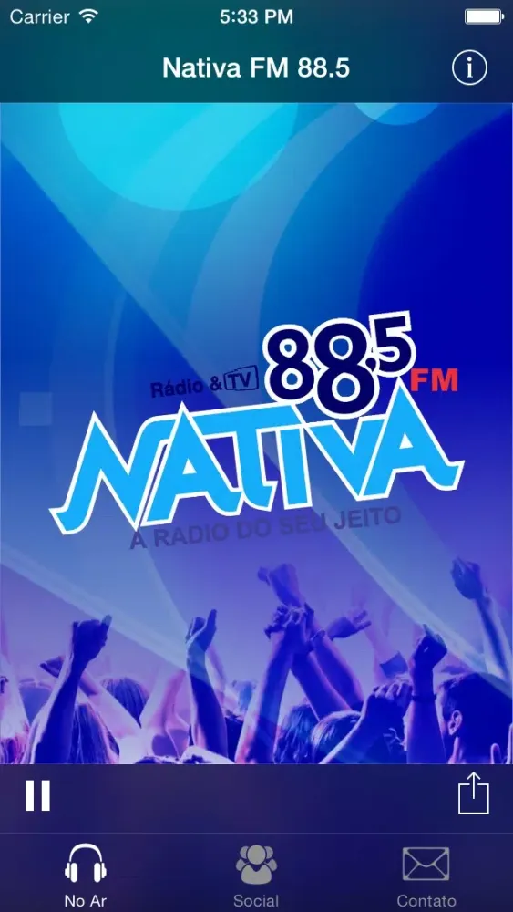 Rádio e TV Nativa 88,5应用截图