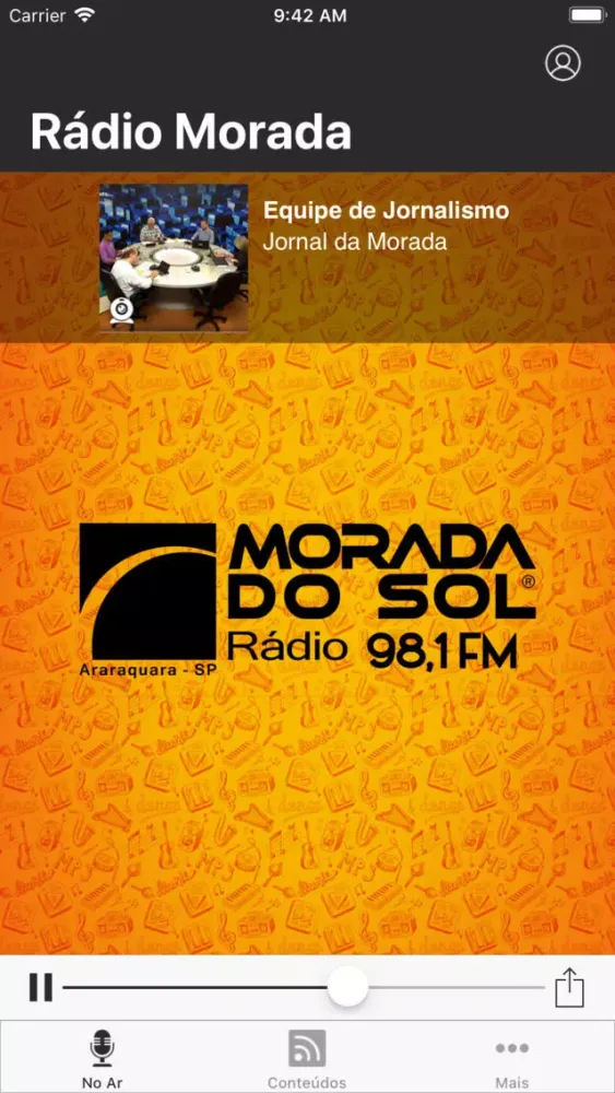 Capturas de pantalla de Rádio Morada 98,1 FM