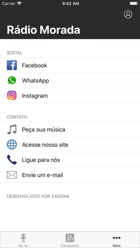 Capturas de pantalla de Rádio Morada 98,1 FM