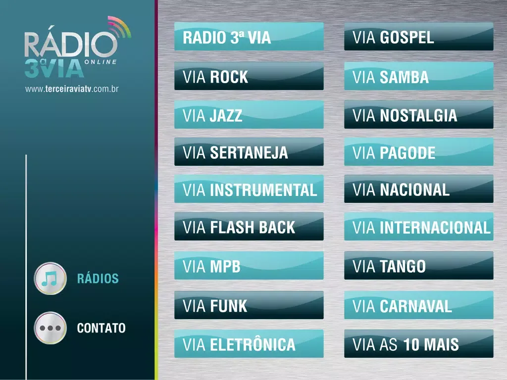 Terceira Via Rádio iPad  Ekran Görüntüleri