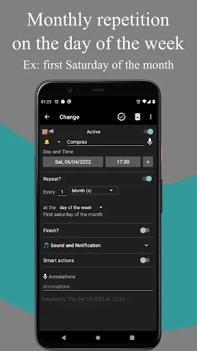 Alarm and pill reminder Screenshots