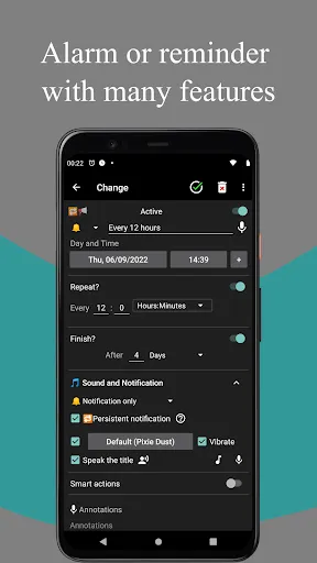 Alarm and pill reminder Screenshots