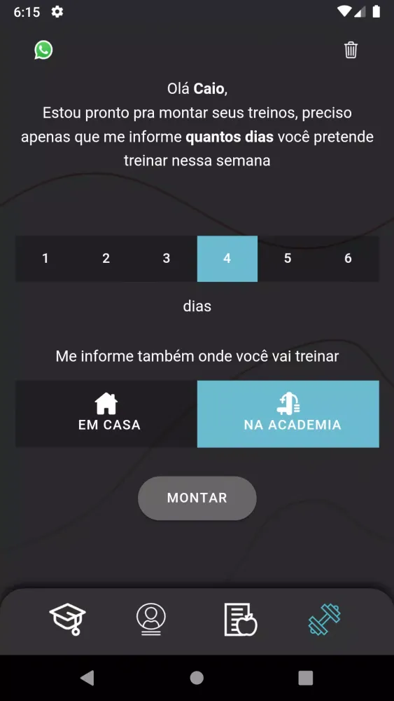 CAION TREINO 스크린샷