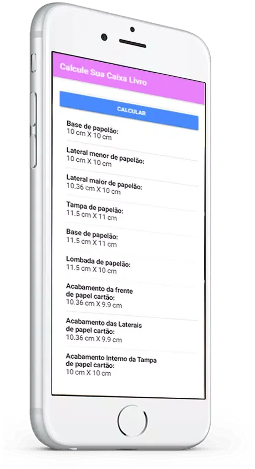 Book Box Calculator Screenshots