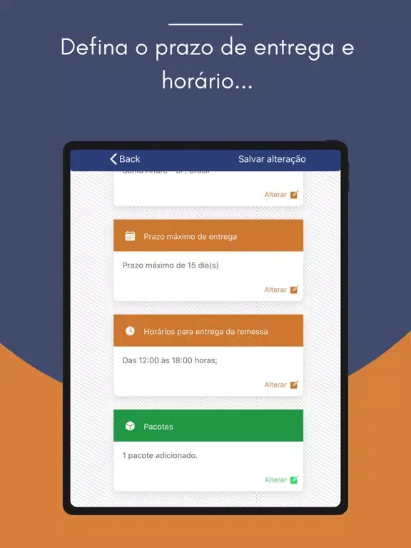 Capturas de tela do CanUdeliver iPad 