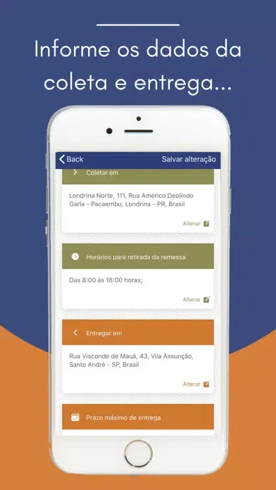 Capturas de tela do CanUdeliver
