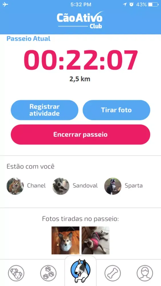 CãoAtivo Club - Dog Walker应用截图