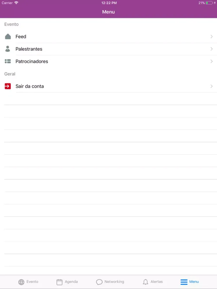 Encontro DVA iPad  Screenshots