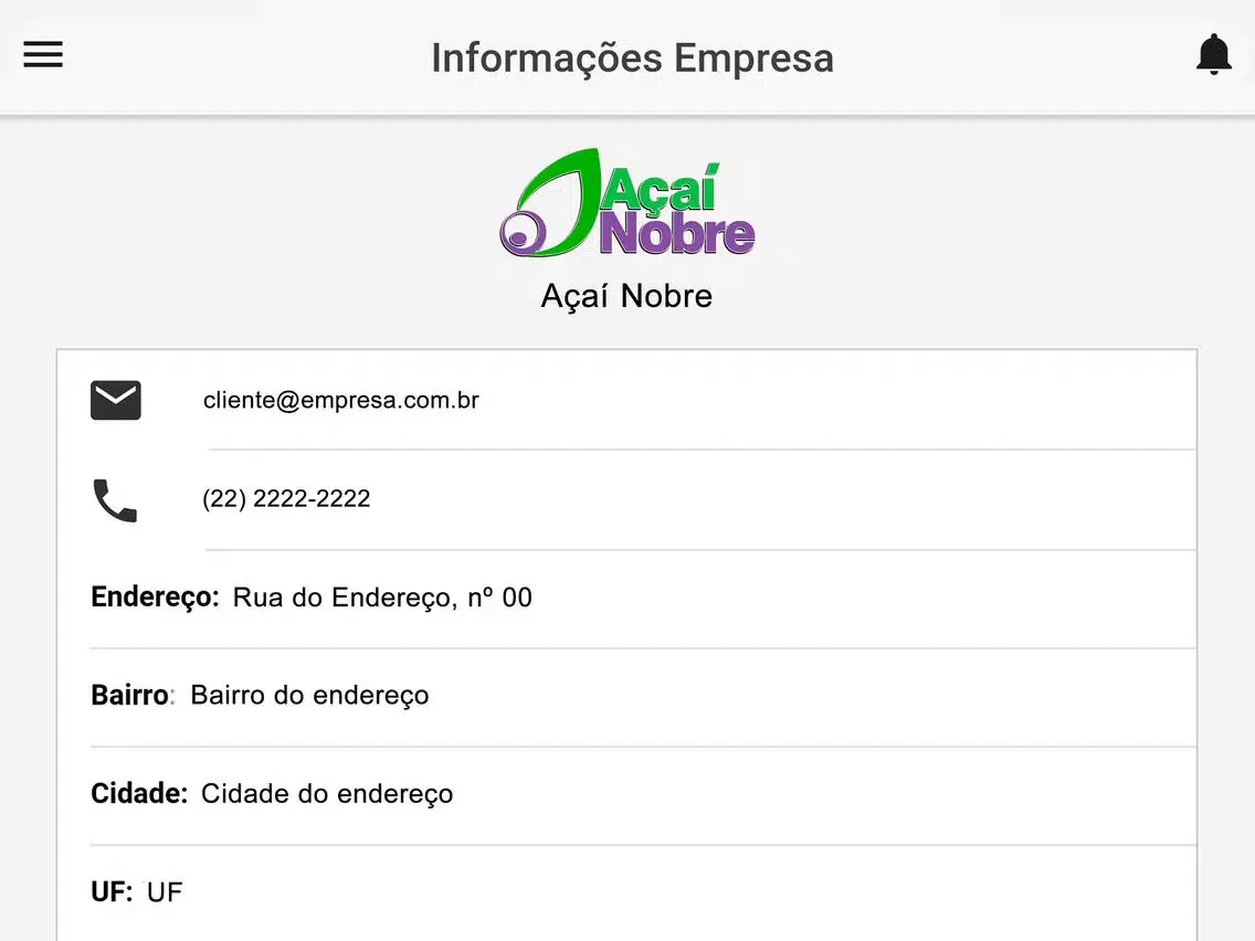 Screenshot di Açaí Nobre - Cartão Fidelidade iPad 