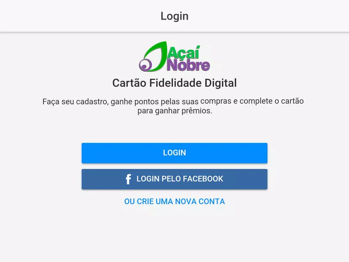 Screenshot di Açaí Nobre - Cartão Fidelidade iPad 