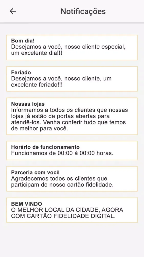 Screenshot di Açaí Nobre - Cartão Fidelidade