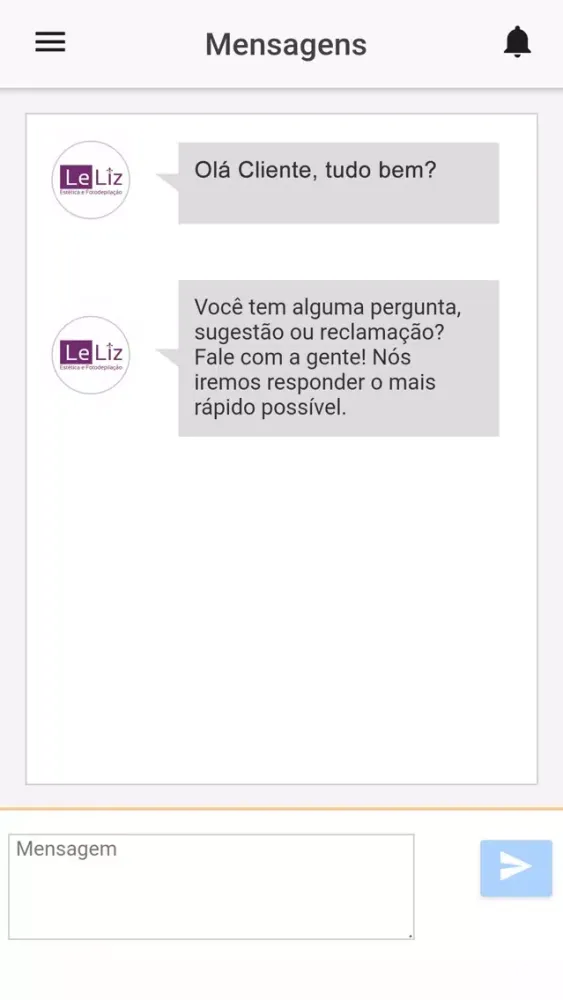 ภาพหน้าจอของ Leliz Estética e Fotodepilação