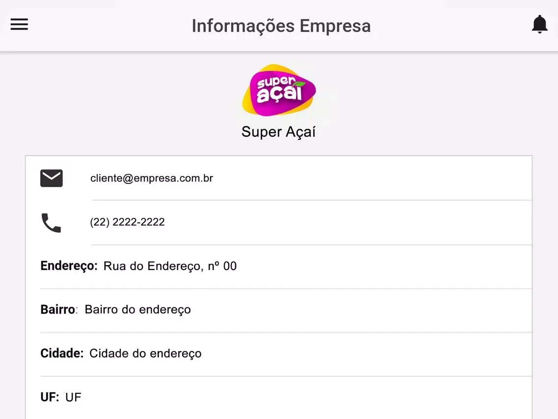 ภาพหน้าจอของ Super Açaí - Cartão Fidelidade iPad 
