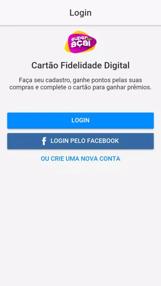 ภาพหน้าจอของ Super Açaí - Cartão Fidelidade