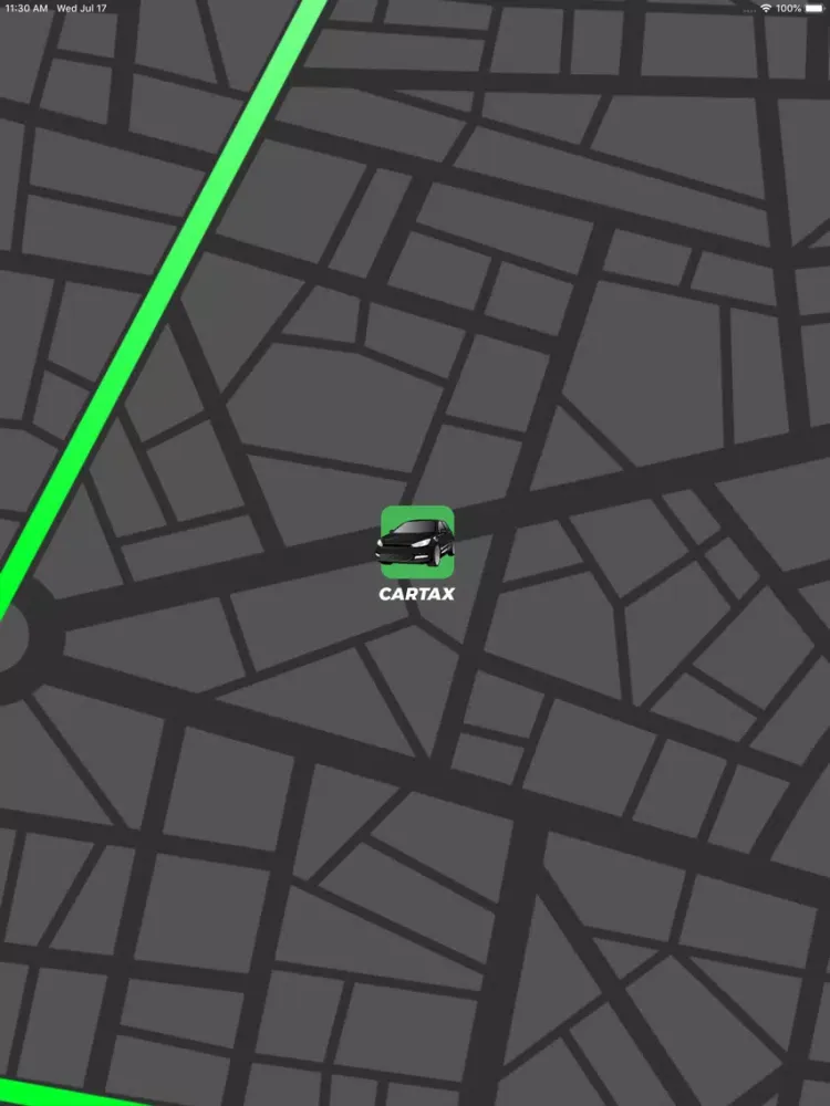 Ảnh chụp màn hình của Cartax Passageiro iPad 