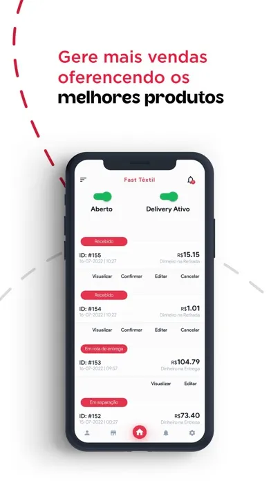 Captures d'écran de Modapp Estabelecimento
