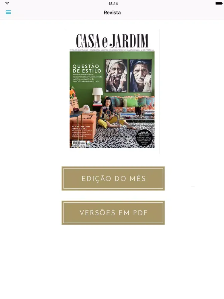 Capturas de tela do Revista Casa e Jardim iPad 