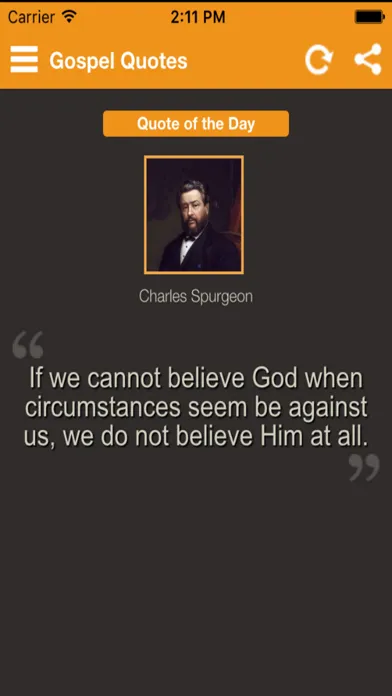 ภาพหน้าจอของ Gospel Quotes