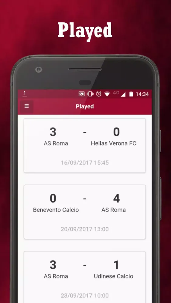 Roma Sport News Screenshots