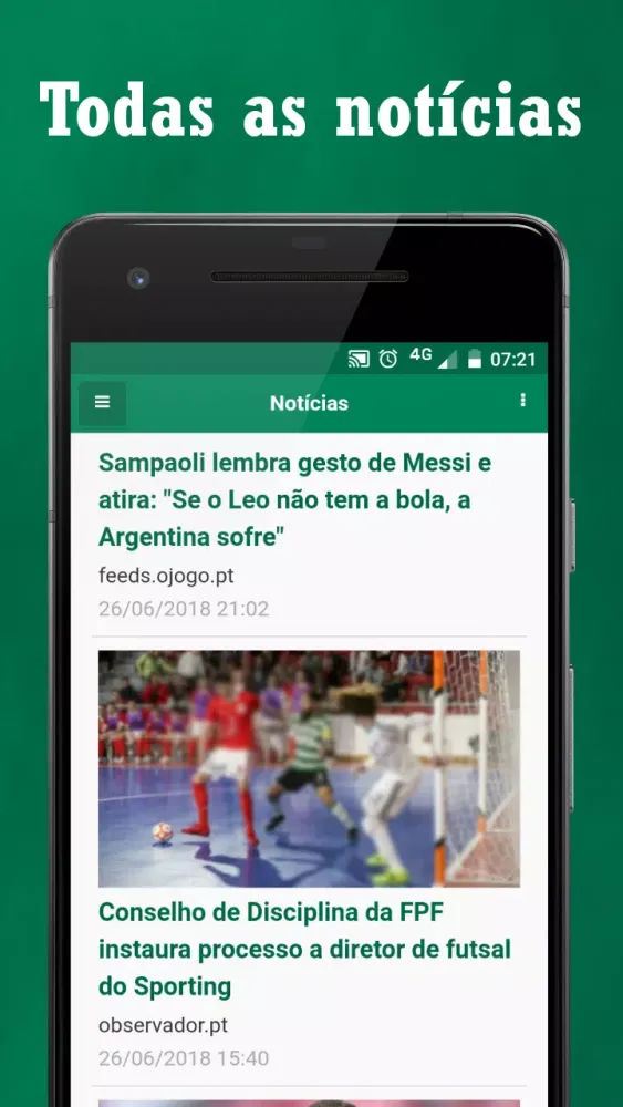 SouSporting - Notícias do Spor स्क्रीनशॉट