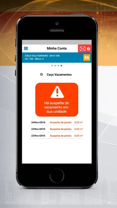 Tangkapan layar MOBii Minha Conta