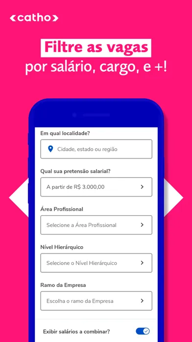 ภาพหน้าจอของ Vagas de Emprego e Jobs: Catho