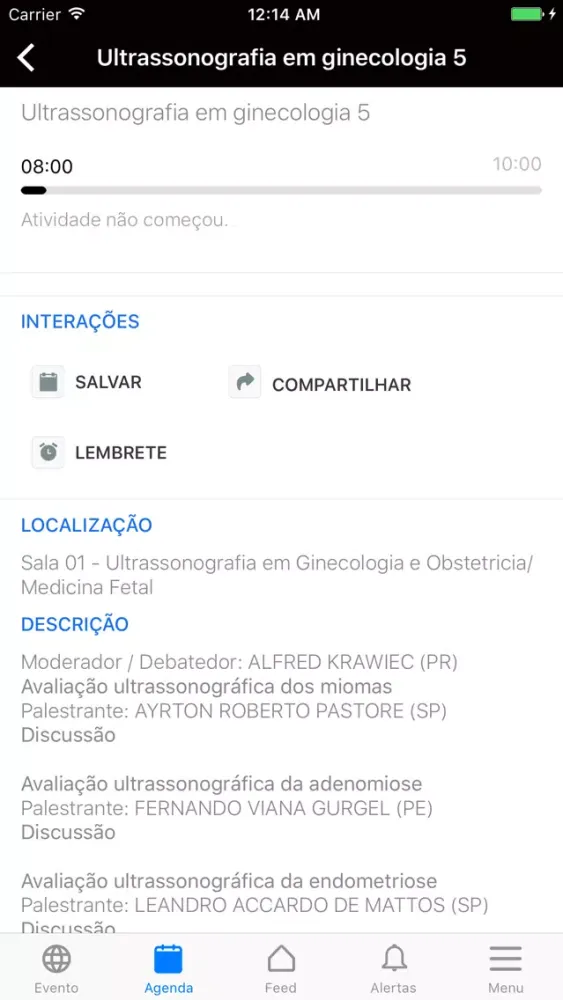 Capturas de pantalla de Congresso CBR