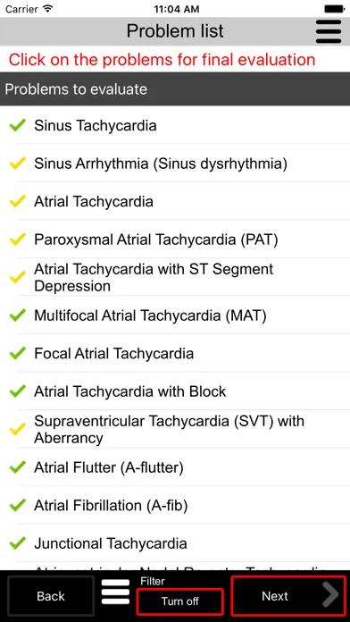 Tangkapan skrin ECG Calc Lite