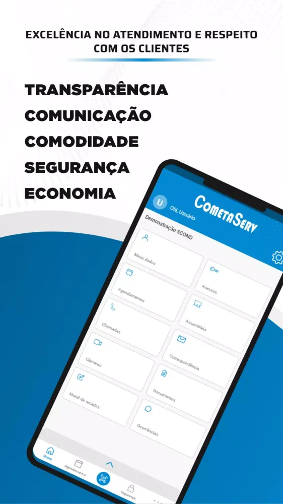 CometaServ Center Screenshots