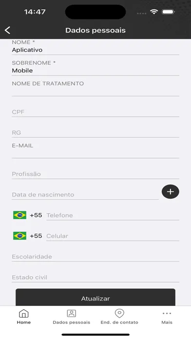 Tangkapan layar Estação Vip