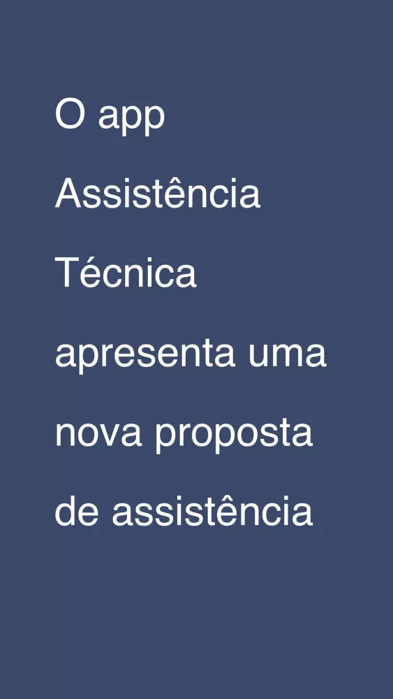 Capturas de tela do Assistência Técnica