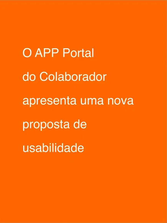Portal do Colaborador CGI iPad  স্ক্রিনশট