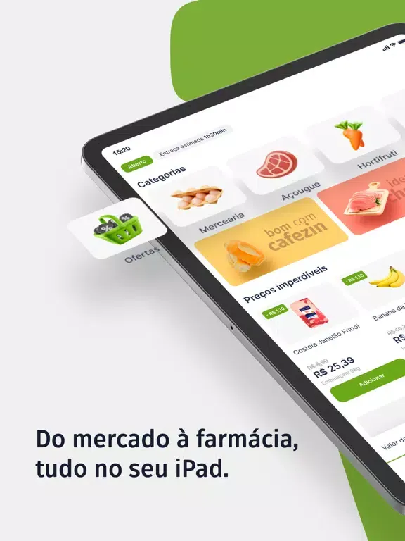 Zrzuty ekranu Chegou Mercado iPad 
