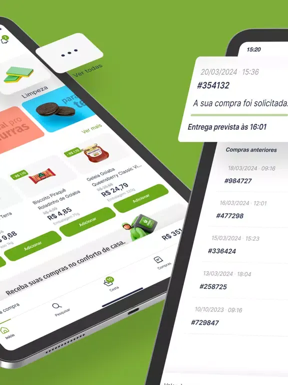 Zrzuty ekranu Chegou Mercado iPad 