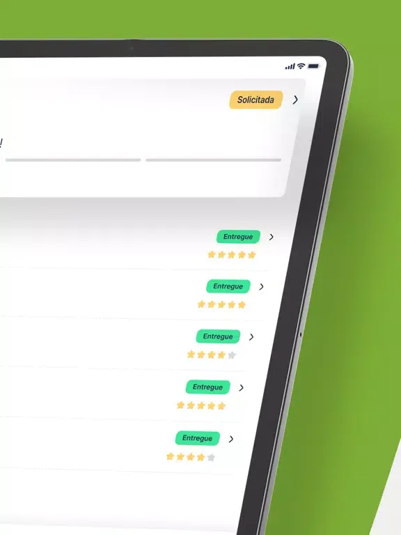 Zrzuty ekranu Chegou Mercado iPad 