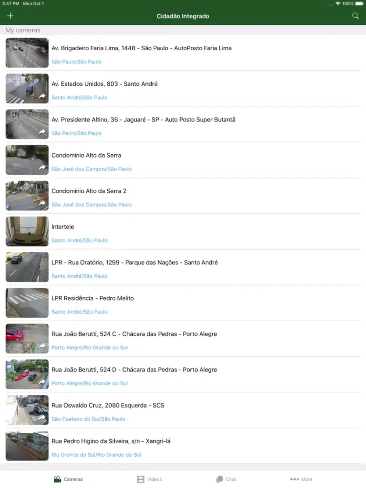 Captures d'écran de Cidadão Integrado iPad 