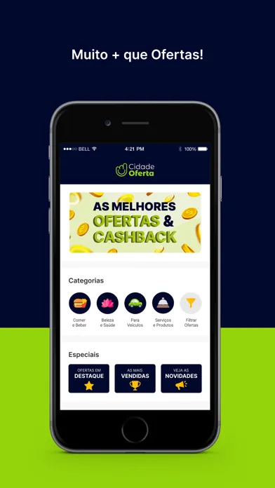 Capturas de tela do Cidade Oferta