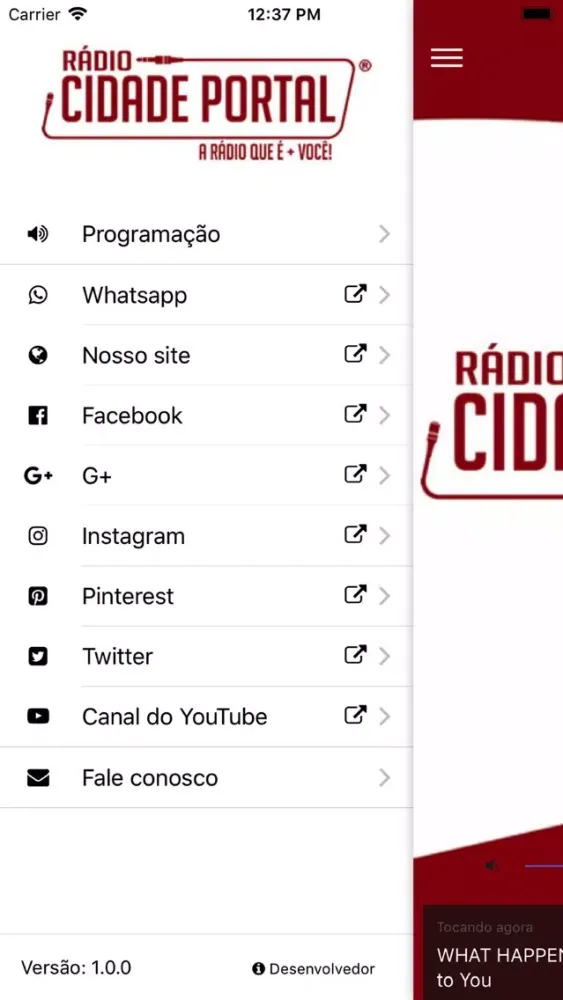 Rádio Cidade Portal 스크린샷