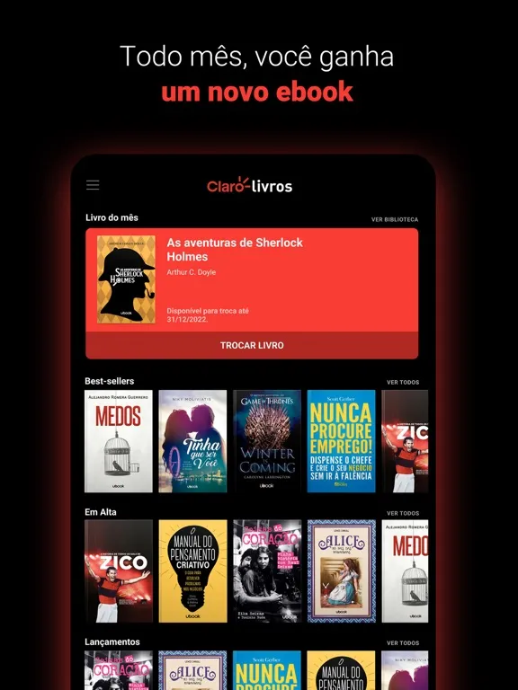 Claro Livros iPad  স্ক্রিনশট