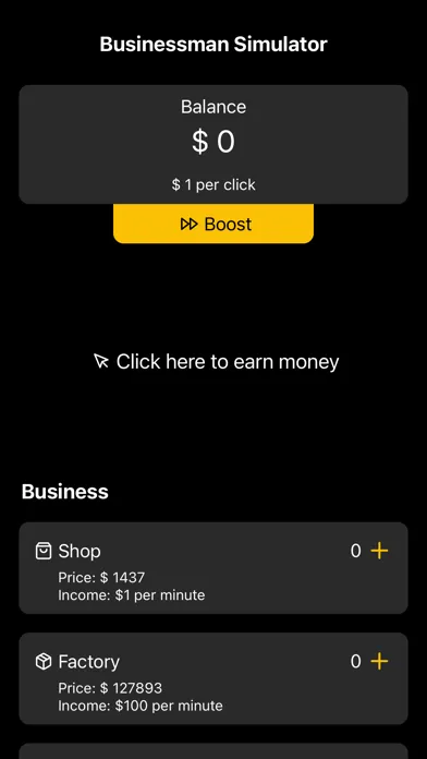 Capturas de tela do Businessman Simulator