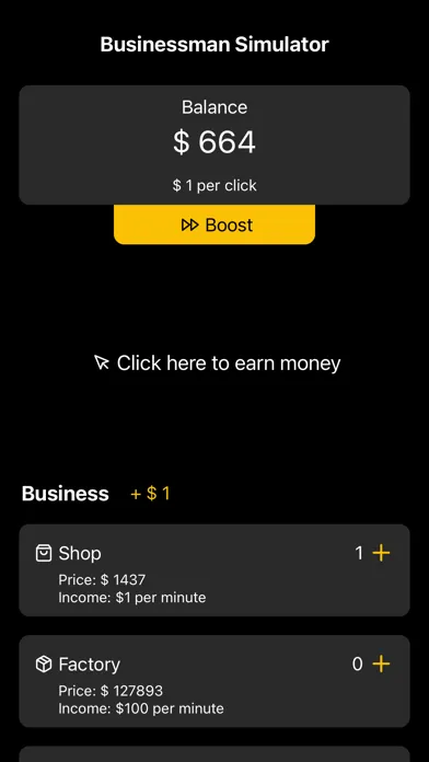Capturas de tela do Businessman Simulator