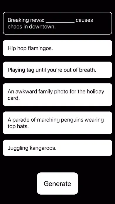 Cards Versus Humanity Screenshots