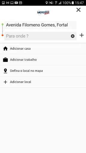 Moto Fabrica704 - Cliente Screenshots