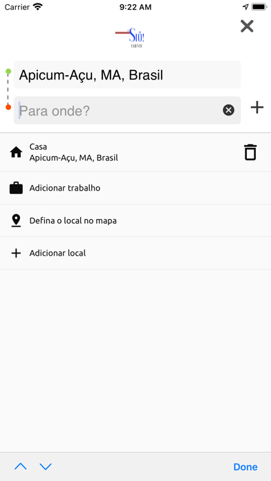 SIÔ! - Passageiro Screenshots