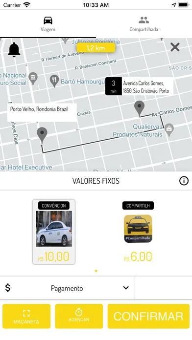 Captures d'écran de GOTAXI RO Passageiro