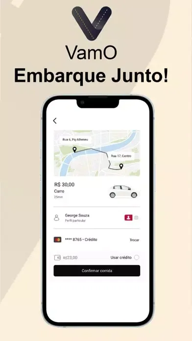 Vamo - Passageiro سکرین شاٹس