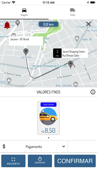 VOU! Passageiro/Cliente Screenshots