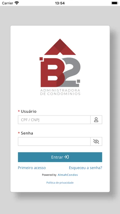 B2 Administradora Ekran Görüntüleri