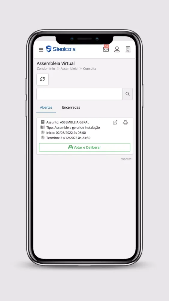 Síndico's Administradora Screenshots