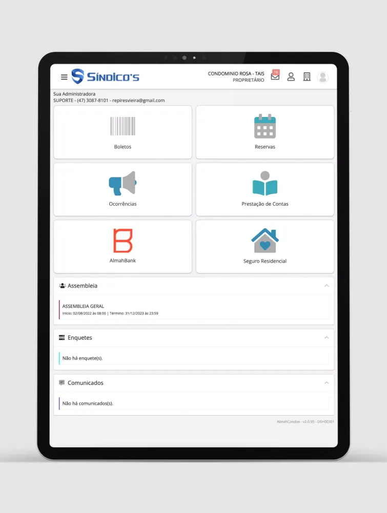 Síndico's Administradora Screenshots